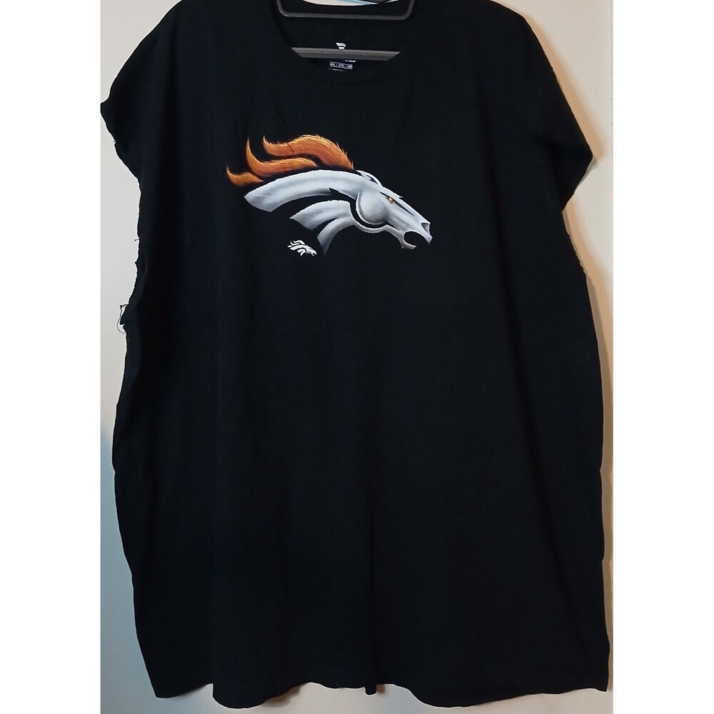 Denver Broncos Shirt Mens 4XL Fanatics NFL #7 Nelson Sleeveless Cutoff Tee